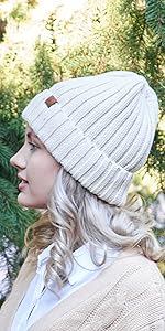 Womens Beanie Warm Lining