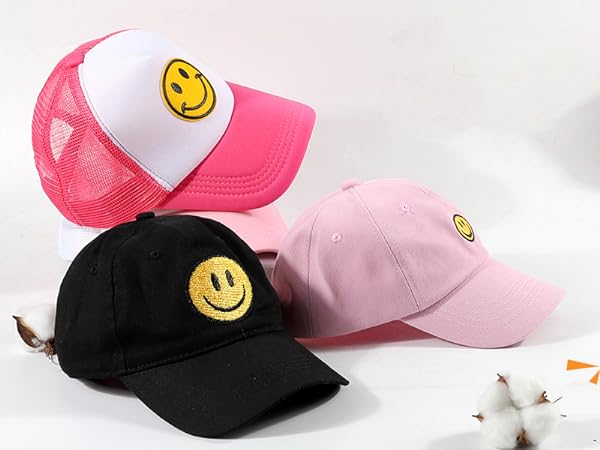 Smiley face hat