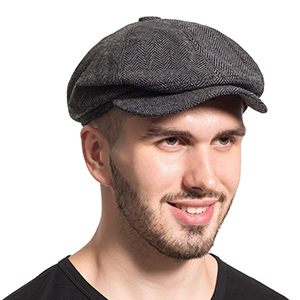 Gatsby newsboy Octagonal hat