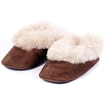 alpaca fur, slippers