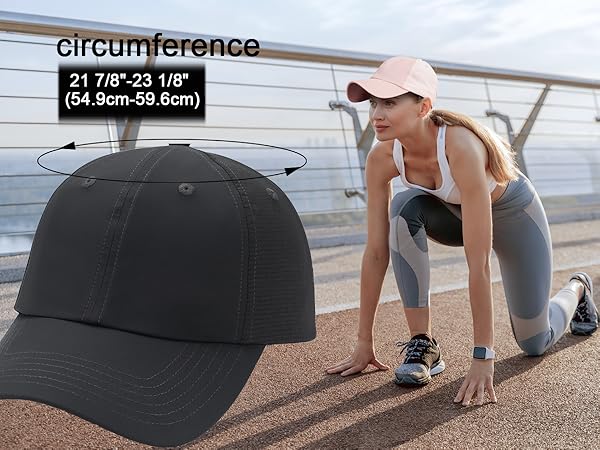 a running cap