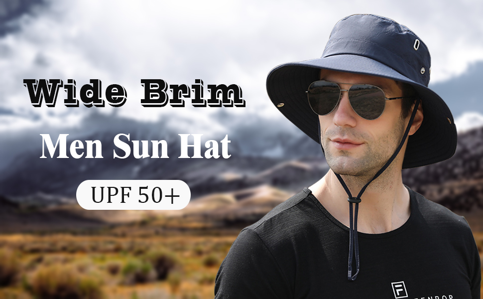 Men Sun Hat Summer Wide Brim