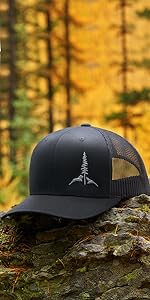 Larix Tamarack Mountain trucker hat