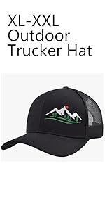 XXL XL outdoor trucker hat