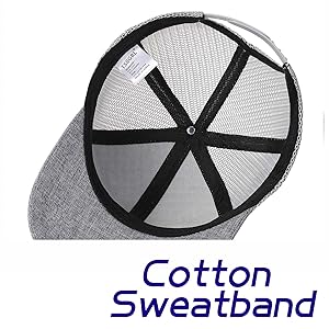 cotton weatband