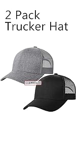 2 Pack Trucker Hat