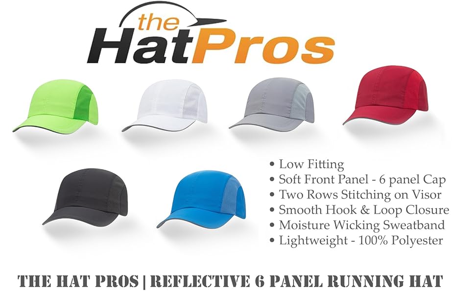 The Hat pros 6 panel running hat