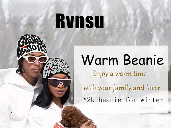 Y2K Winter Hat mens winter hat black beanie for men beanies women hats for women