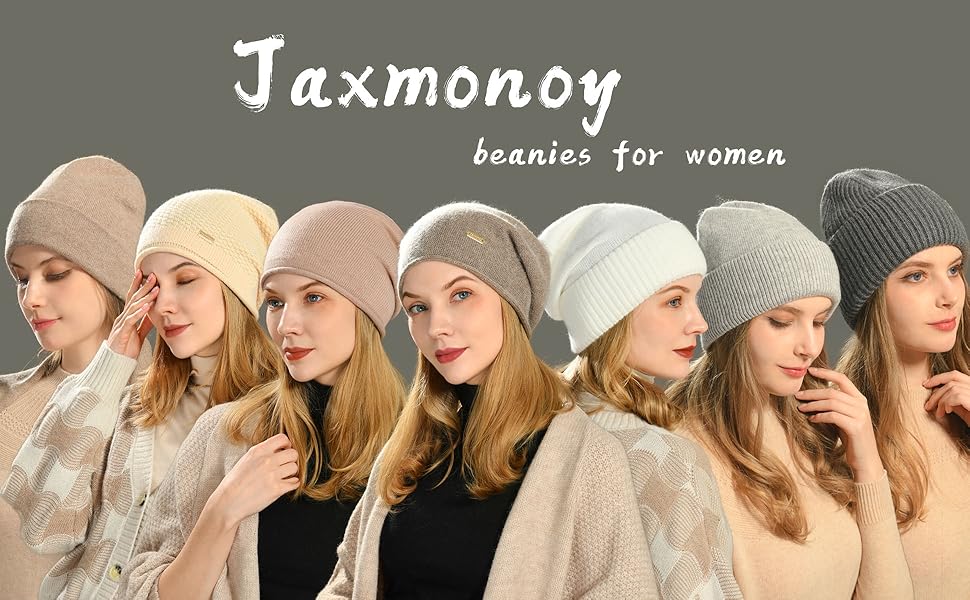 Jaxmonoy winter hats for women