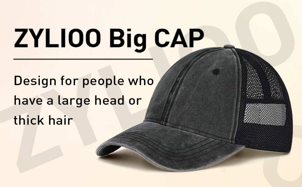 big size trucker cap