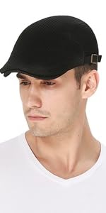 Mesh Newsboy Cap