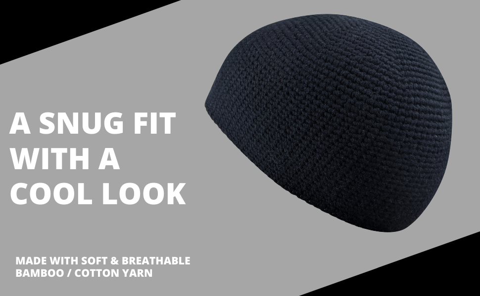 A snug fit with a cool look: made with soft and breathable bamboo/cotton yarn