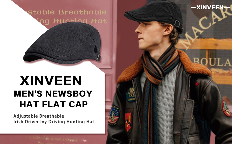 Newsboy hat