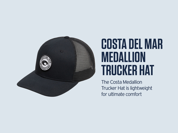 Costa Del Mar Medallion Trucker Hat