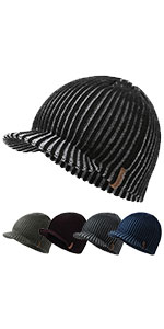 ZOWYA Visor Beanie with Brim