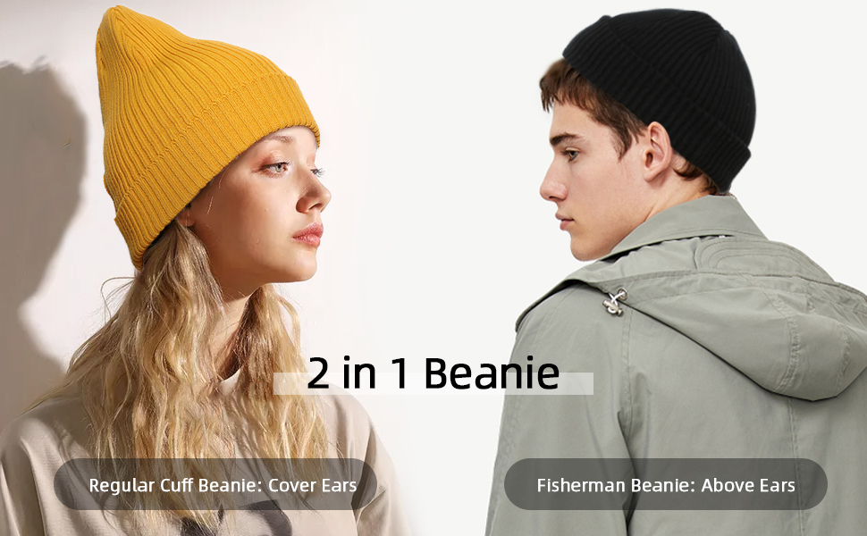 Fishermen style beanie