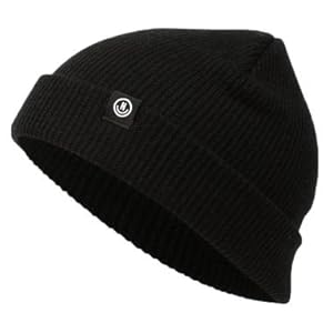 neff black serge beanie