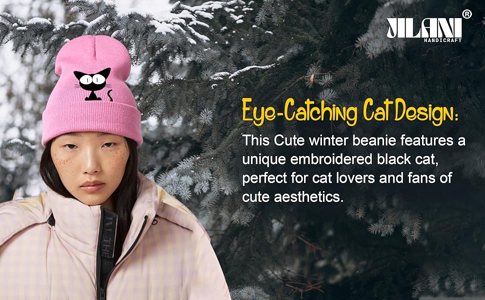 Jilani handicraft trawler beanies hats women short skull cap beanie multicolor skull cap benie cat