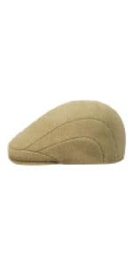 The Kangol Wool 507 flat hat for men and women.