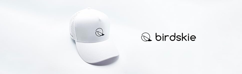 birdskie "Swagger" Golf Snapback Hat, Breathable, Quick Drying, High Performance