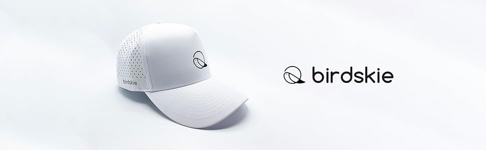 birdskie "Swagger" Golf Snapback Hat, Breathable, Quick Drying, High Performance