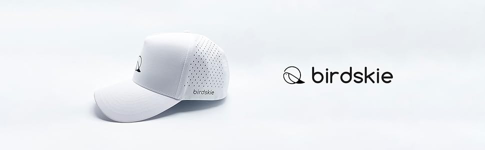 birdskie "Swagger" Golf Snapback Hat, Breathable, Quick Drying, High Performance