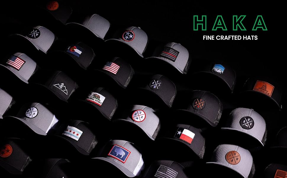 fine crafted Haka hat trucker hats baseball hat baseball cap mesh back snapback for men for women