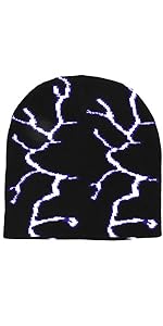 Beanie Graphic Knitted Hats for Men Women Skull Cap Winter Knit Beanies