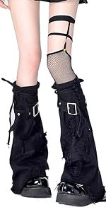 Denim Leg Warmers Gothic Leg Cover Stockings