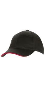 Chef Works Cool Vent Baseball Cap with Red Trim Cook and Server Uniform