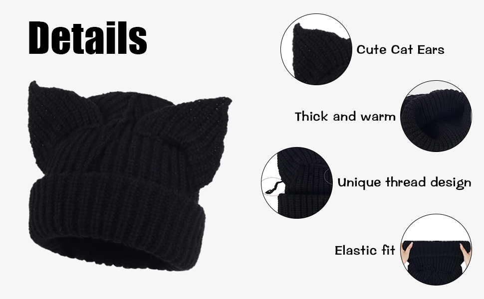 cat ear beanie