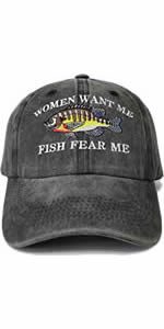 Women Want Me Fish Fear Me Hat