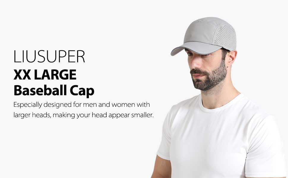 xxl water-resistant quick dry baseball cap