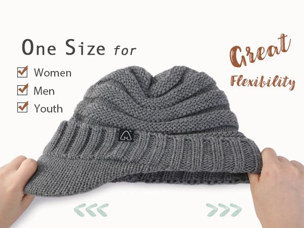 Beanie Hats for Women Satin Lined Beanie