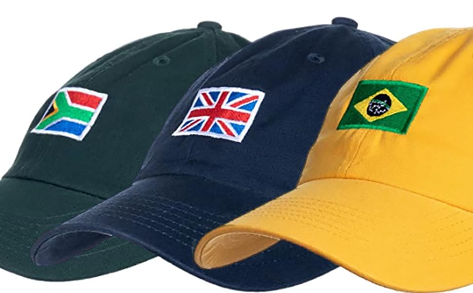 embroidered flag hats low profile dad style baseball hat