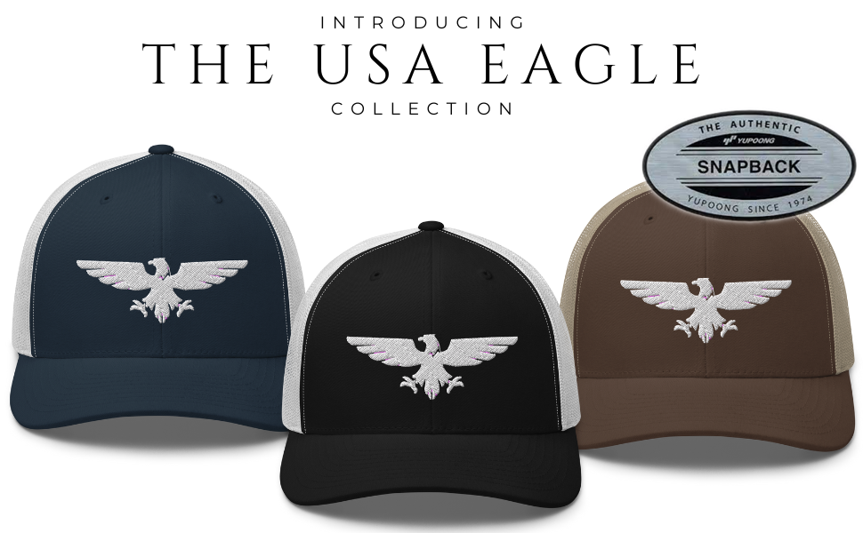 Rivemug USA Eagle Trucker Hat