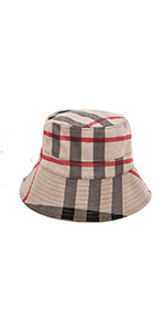 plaid bucket hat