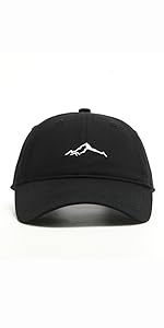 Mountain Embroidered Ball Cap