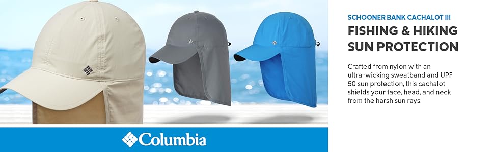 Columbia Unisex Schooner Bank Cachalot III Full Sun protective hat