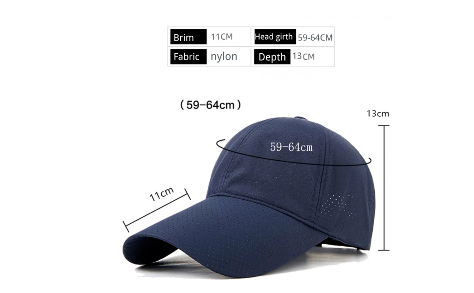 Oversize XXL Baseball Caps