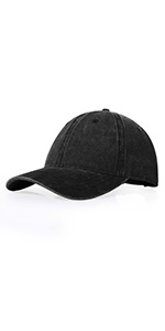 LiuSuper XXL Oversized Washed Plain Baseball Cap