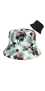 palm tree bucket hat