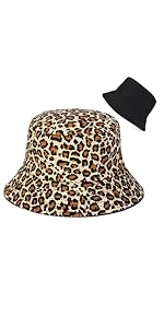 leopard bucket hat