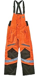 GloWear 8928 Hi-Vis Insulated Bibs - Class E