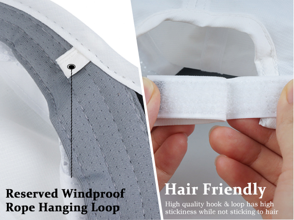 Hair Friendly High quality hook & s loop has high stickiness while notsticking to hair