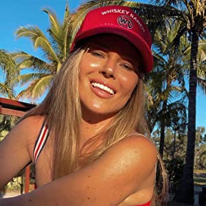 girl modelling hat