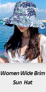 Women Wide Brim Sun Hat