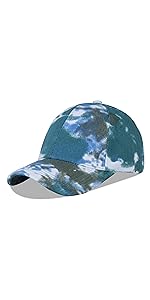 LANGZHEN Tie Dye Baseball Hat Rainbow Ponytail Adjustable Cap Snapback for Women Men … 