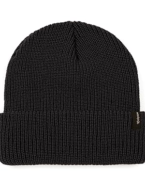 Brixton Heist Knit Beanie Black Beanies Men Women Fisherman Cap Winter Sailor Made In USA