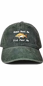 Women Want Me Fish Fear Me Hat